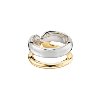 MixedMetal Ring 98 Mejuri  Silver jewellery is having a real moment right now but there's something about yellow gold...