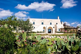 Masseria Le Fabriche  Why we love it High above the vineyards of Maruggio is Masseria Le Fabrice a hotel built from...